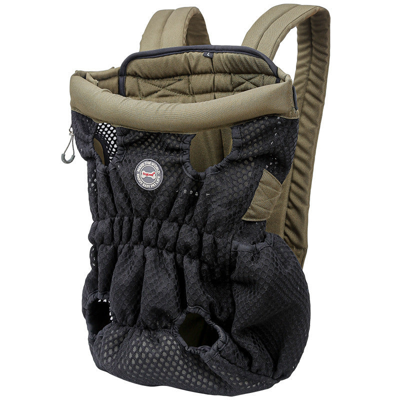 Sac à dos de transport pour animaux de compagnie, sac à bandoulière en maille respirante pour voyage en plein air
